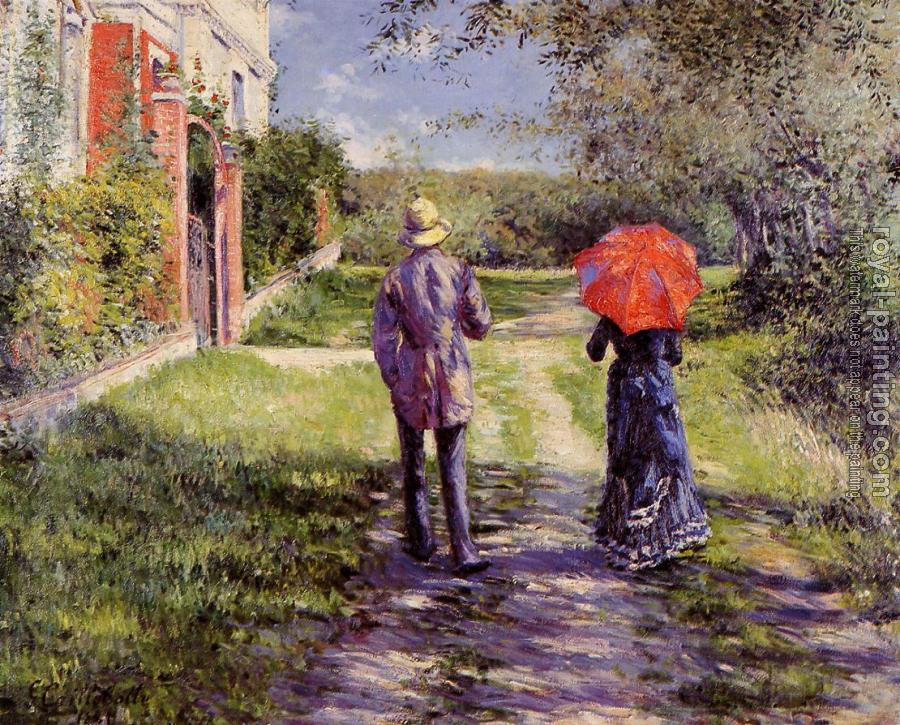 Gustave Caillebotte : Rising Road